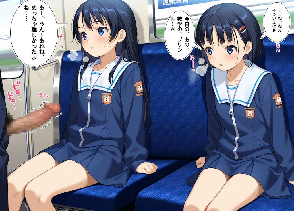 電車でちんちんを見せてみた 制服ちん見せ チン見せ体験 トイレン
