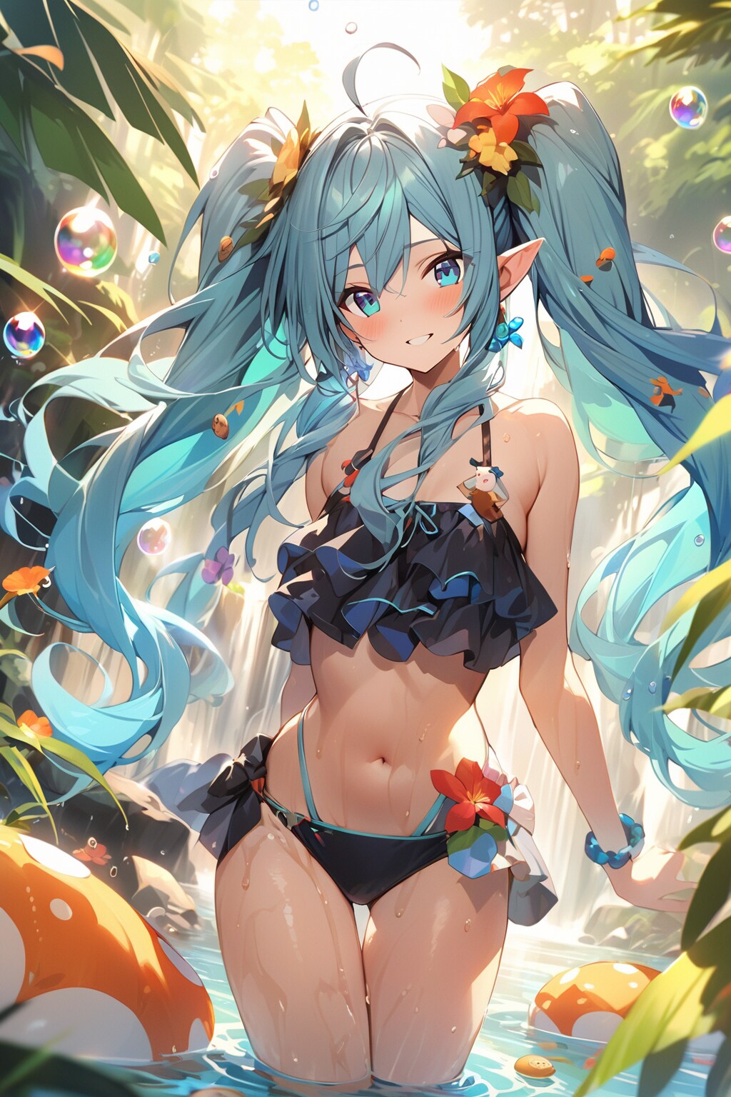 夢の楽園の美少女 | の人気AIイラスト・グラビア