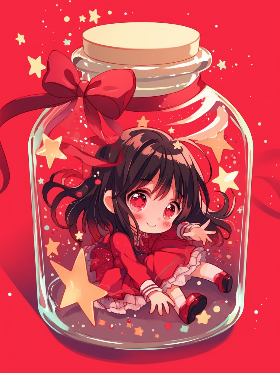「瓶詰の少女」紅84