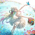 花摘みしながらアン・ドゥ・トロワ♪（蝶々を添えて） 9枚目