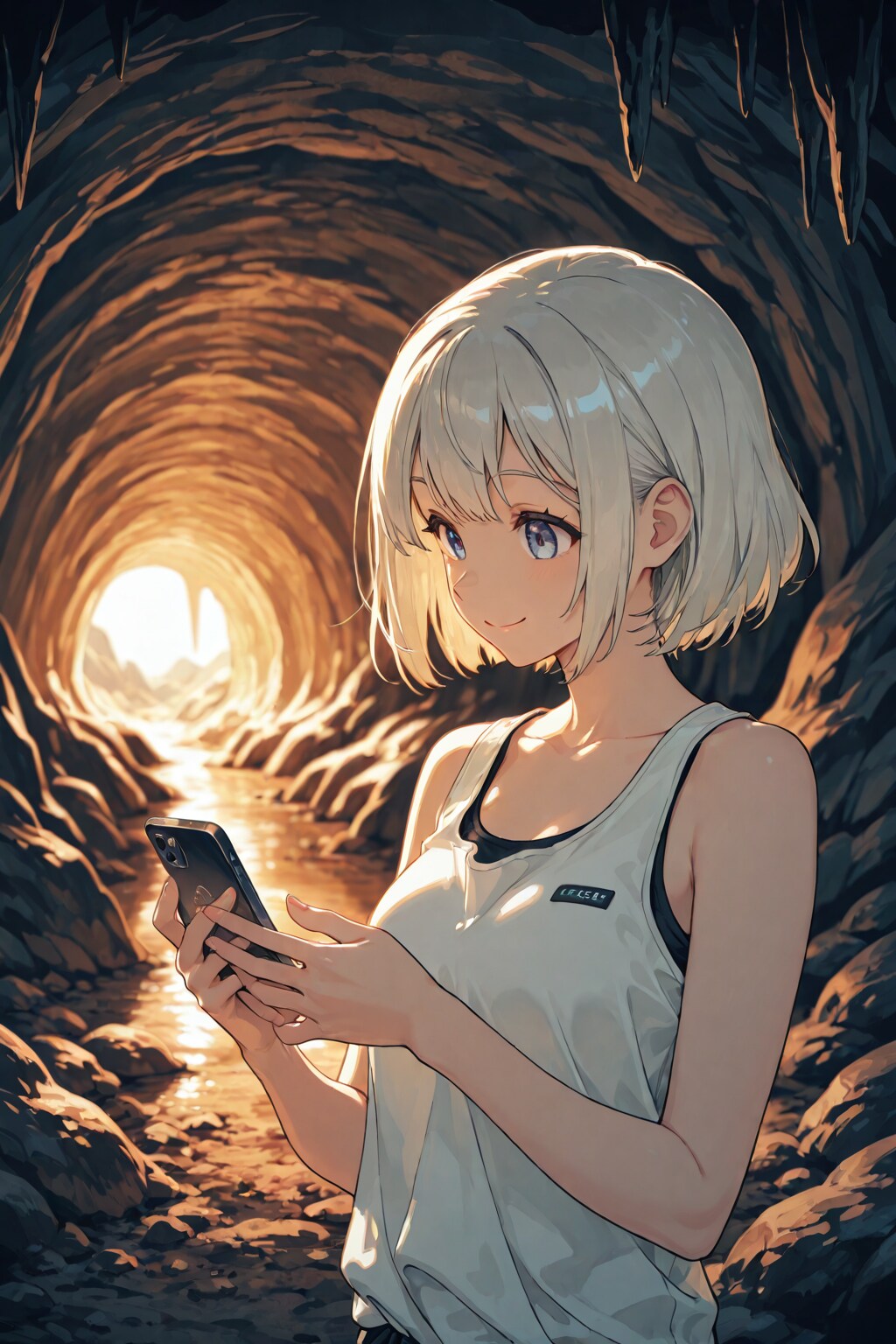 涼を求めて夏の洞窟な鍾乳洞でクールダウン😨❤️