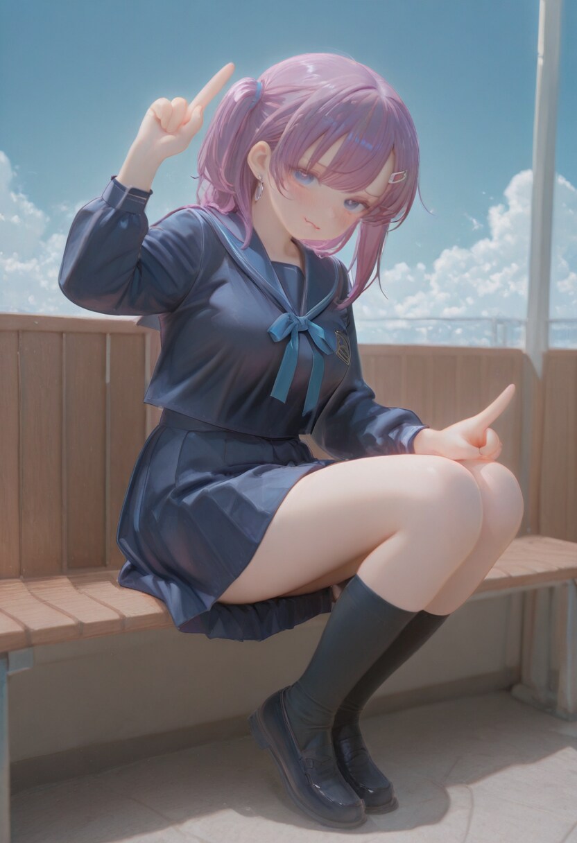 ぴーすちゃれんじ1 | の人気AIイラスト・グラビア