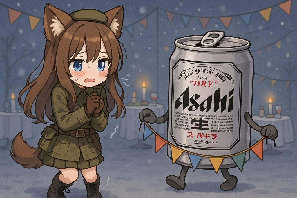 痩せてて手先かじかむ兵士なパーティーのヘッドライナーの小さな女の子