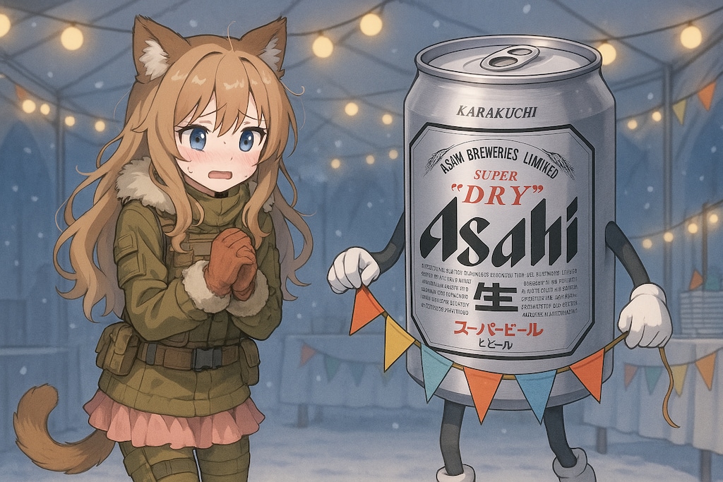 痩せてて手先かじかむ兵士なパーティーのヘッドライナーの小さな女の子