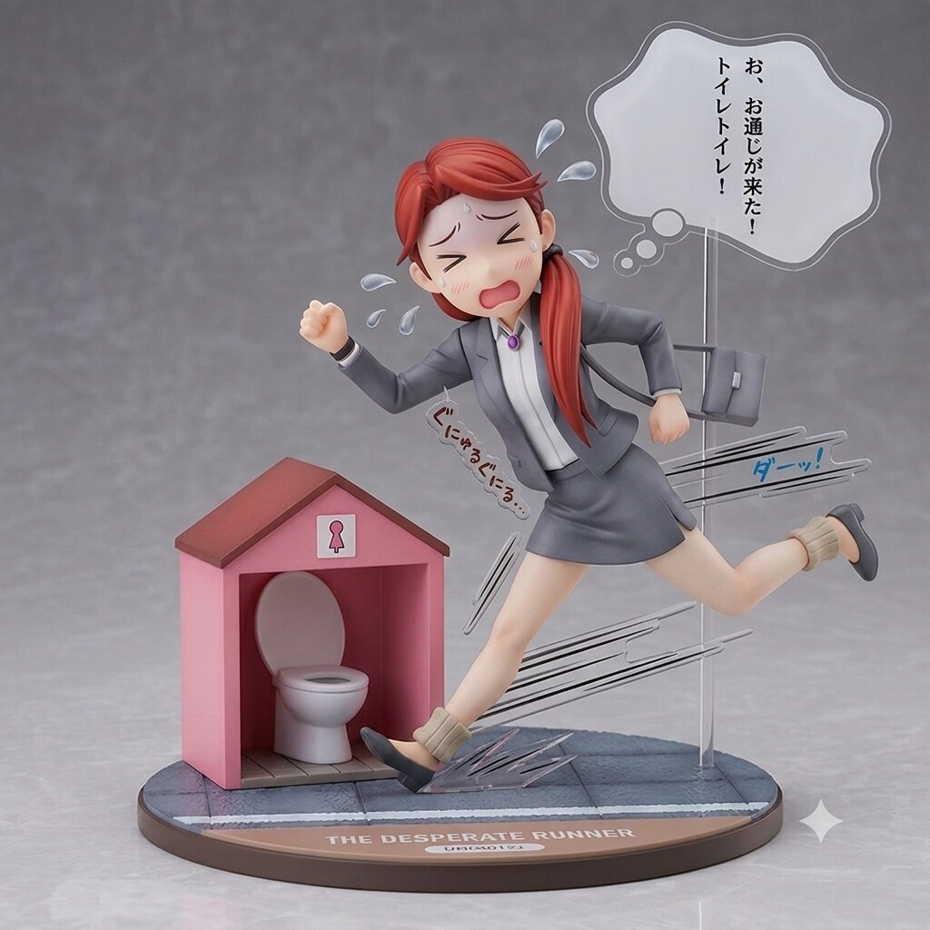 自前のイラストをフィギュア化