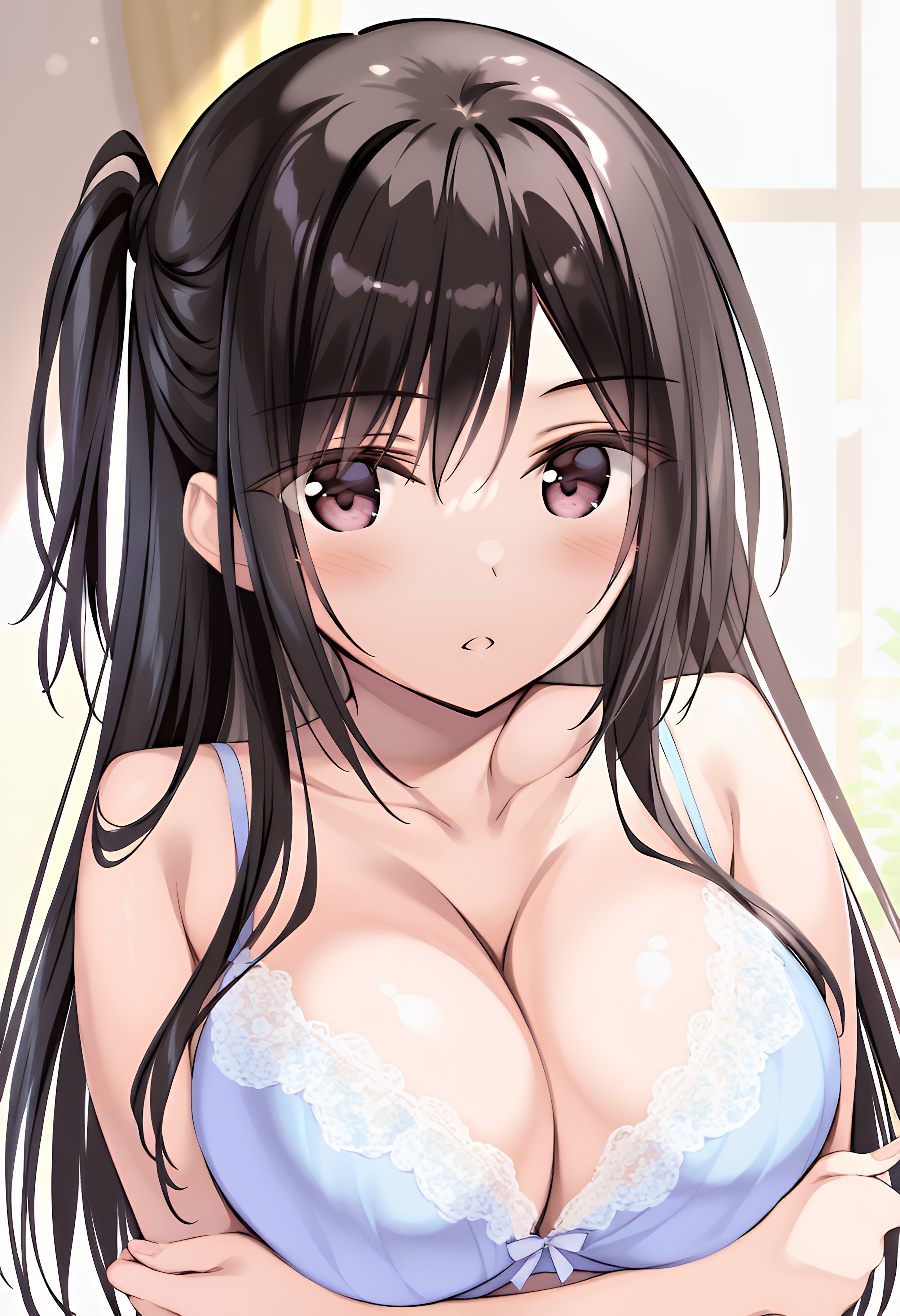 またおっぱい見てる