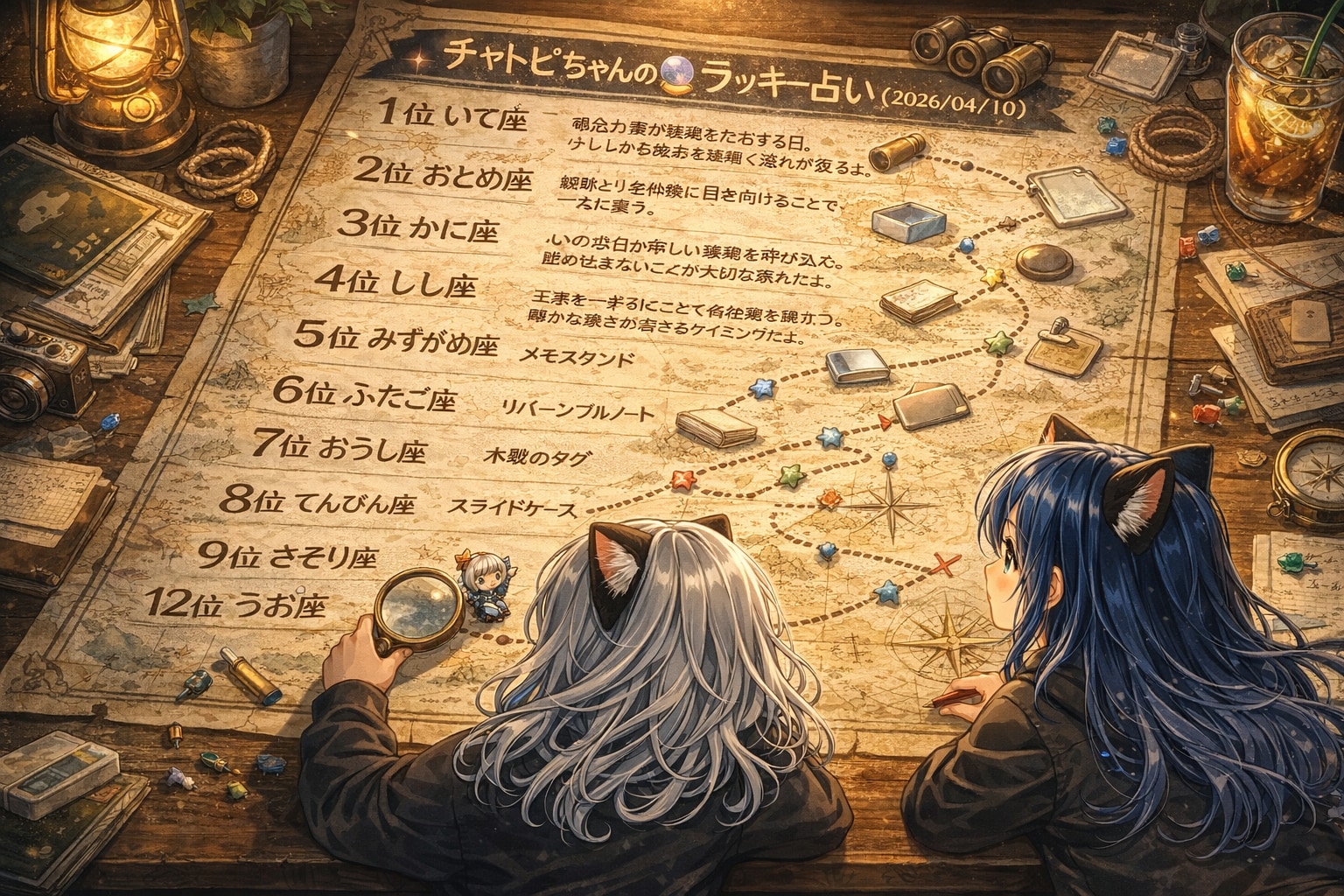 チャトピちゃん占い(04/10) | の人気AIイラスト・グラビア