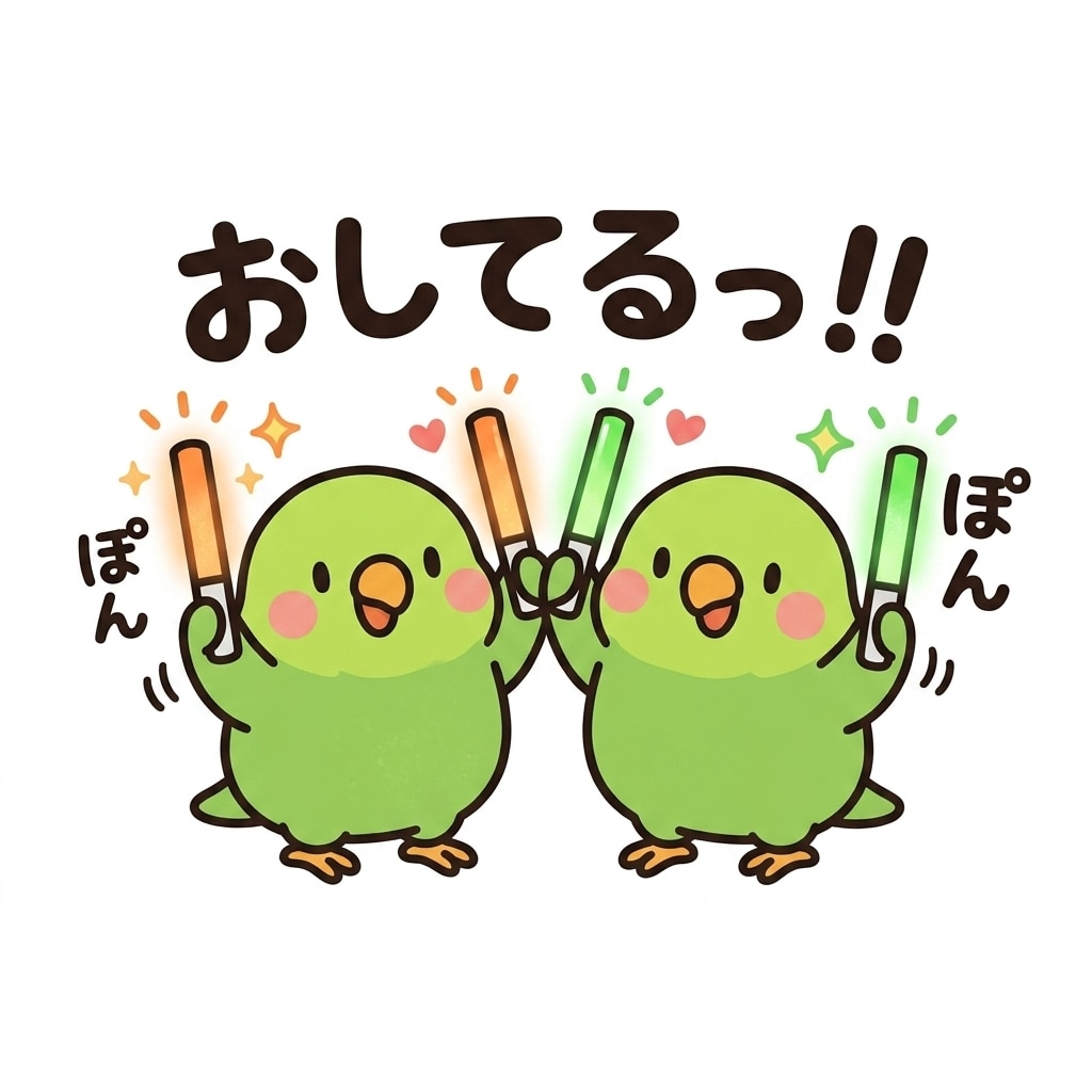おしてるっ！！チャットスタンプ
