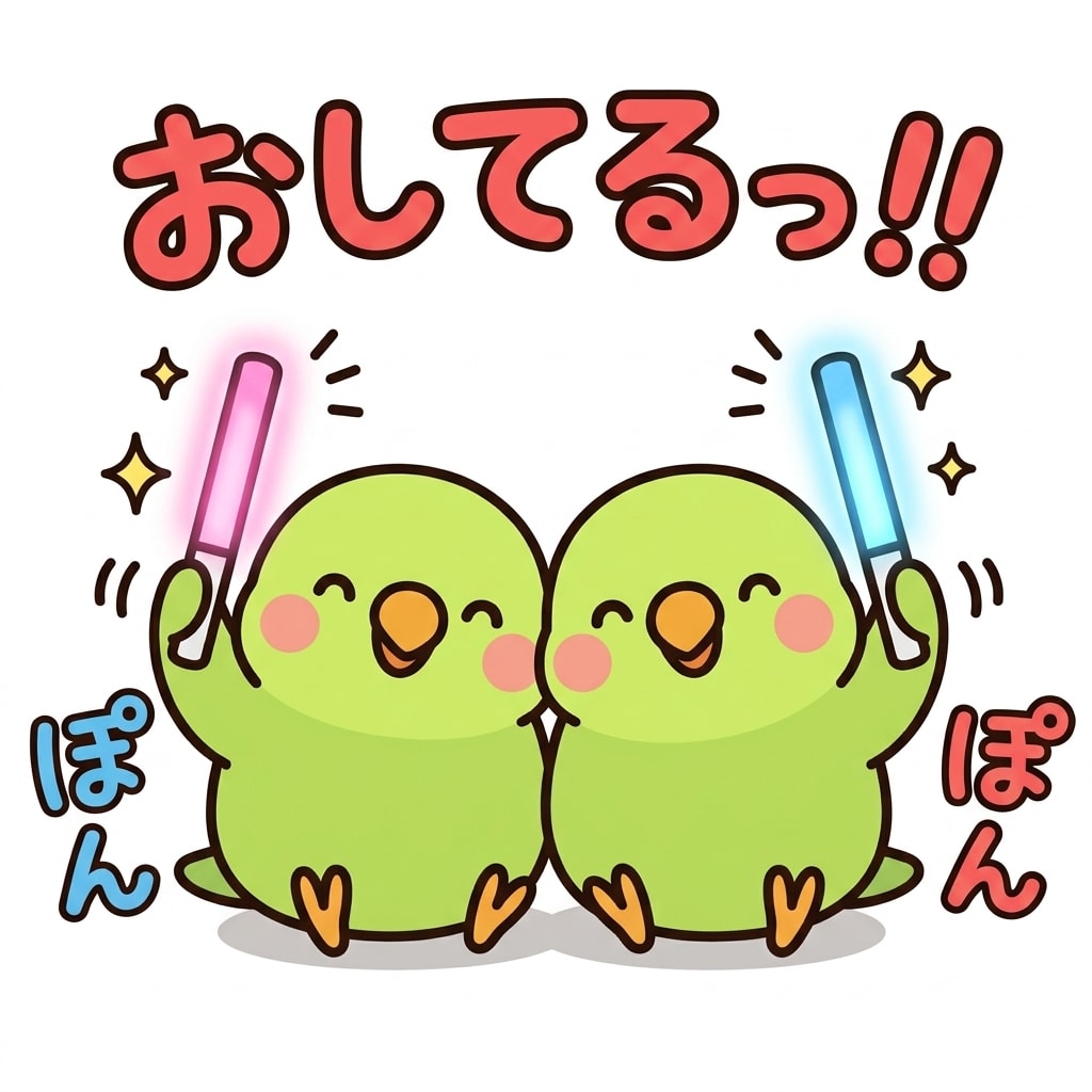 おしてるっ！！チャットスタンプ