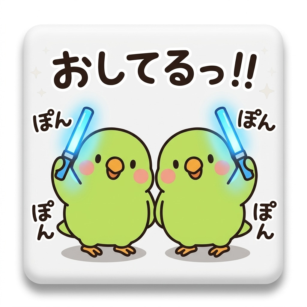 おしてるっ！！チャットスタンプ