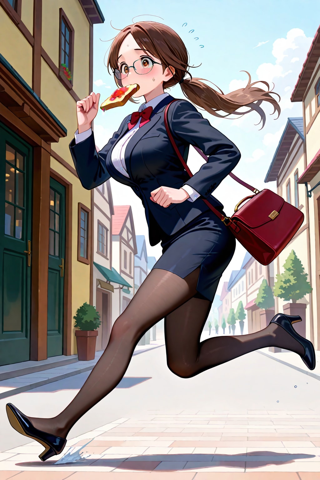 社会人しおりさんはポニテ遅刻魔？
