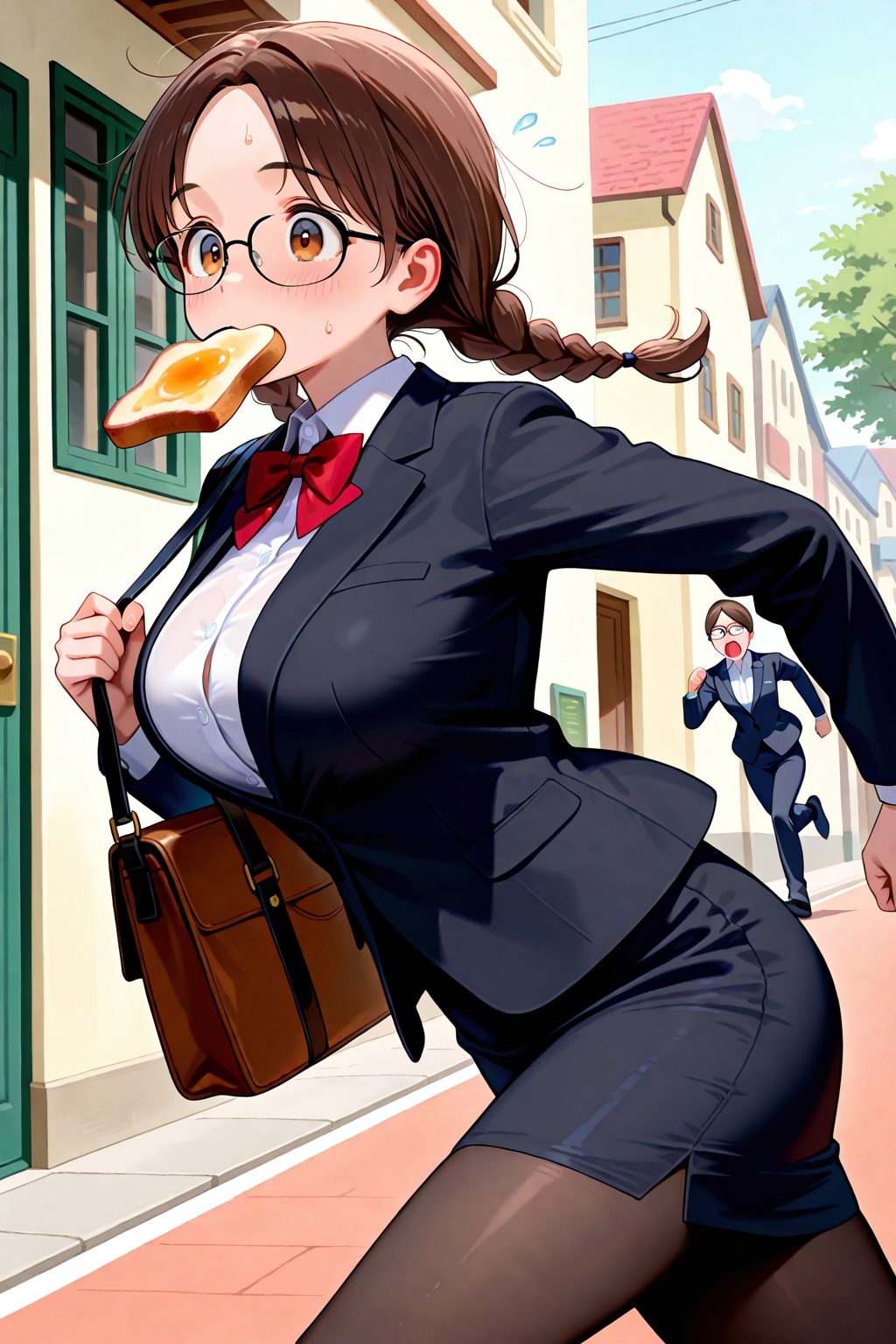 社会人しおりさんはポニテ遅刻魔？