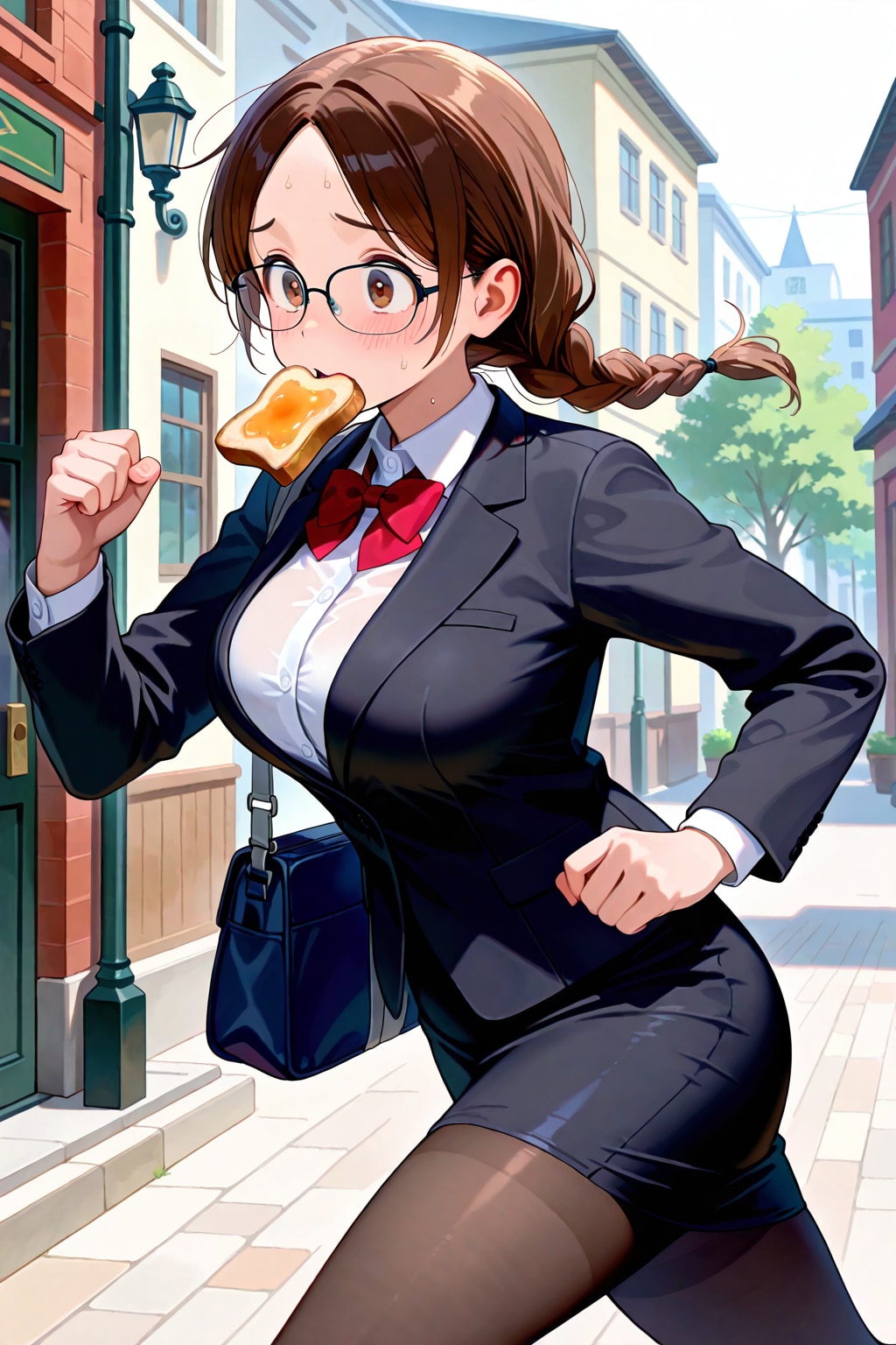 社会人しおりさんはポニテ遅刻魔？