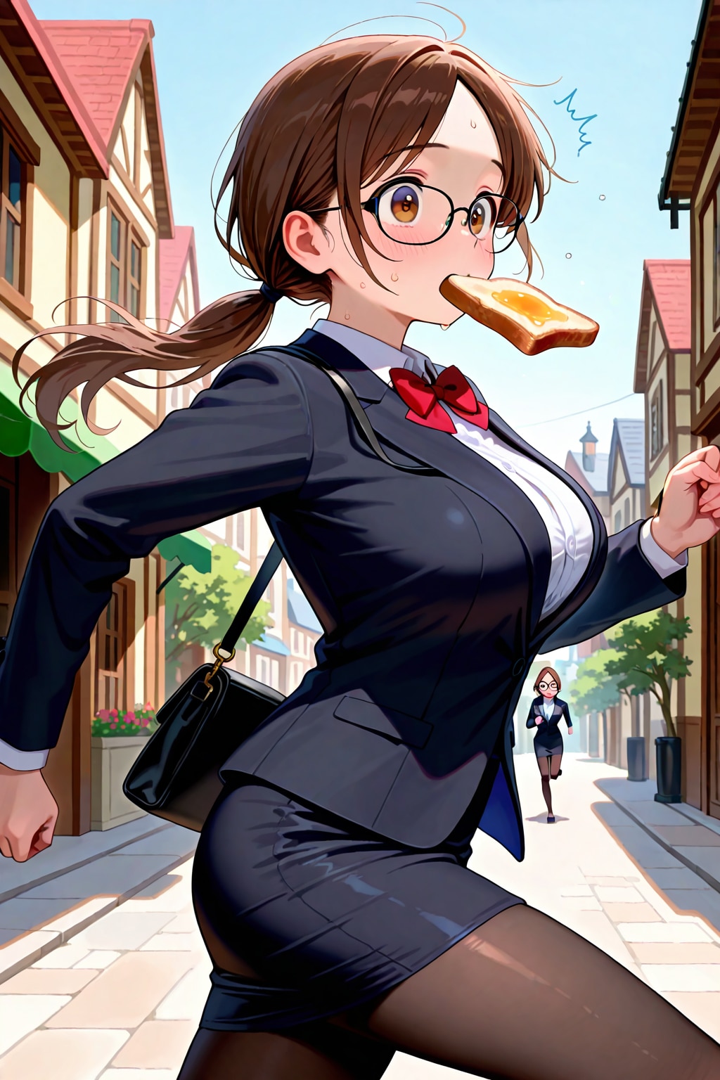 社会人しおりさんはポニテ遅刻魔？