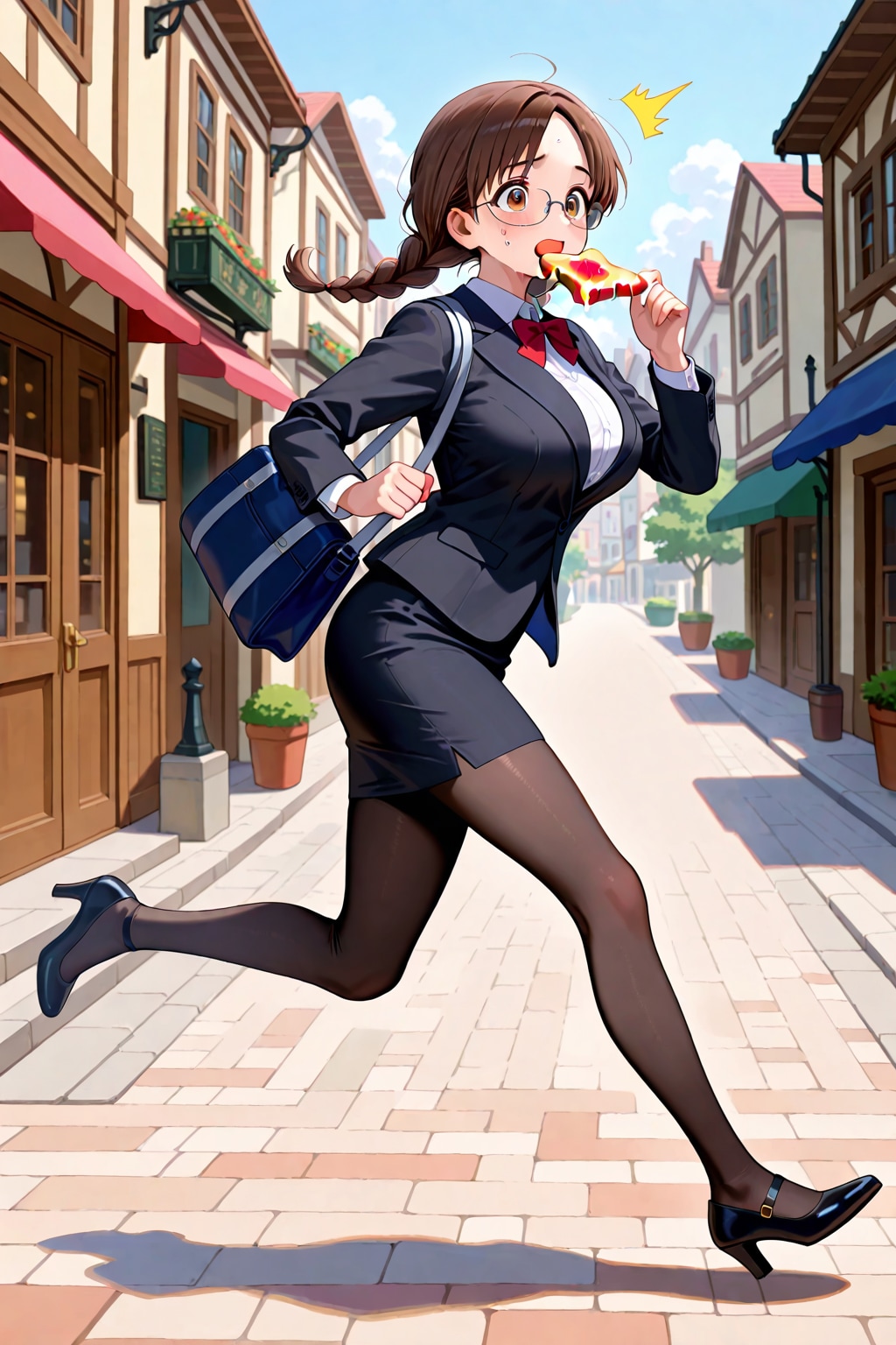 社会人しおりさんはポニテ遅刻魔？