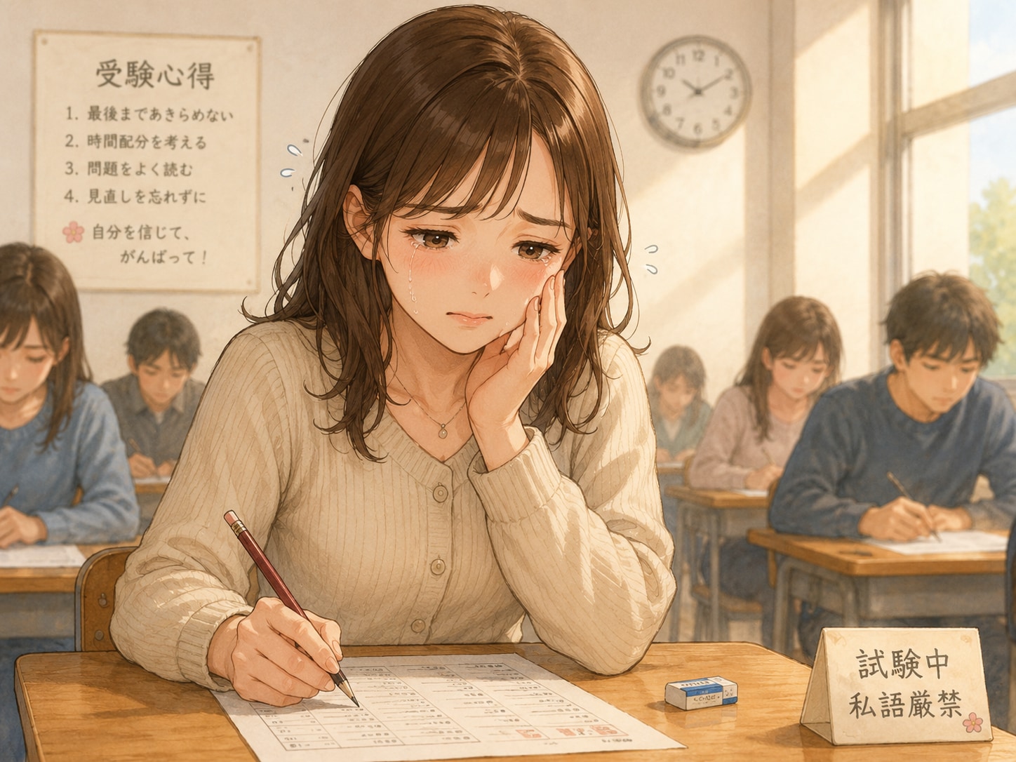 テスト中なのに…