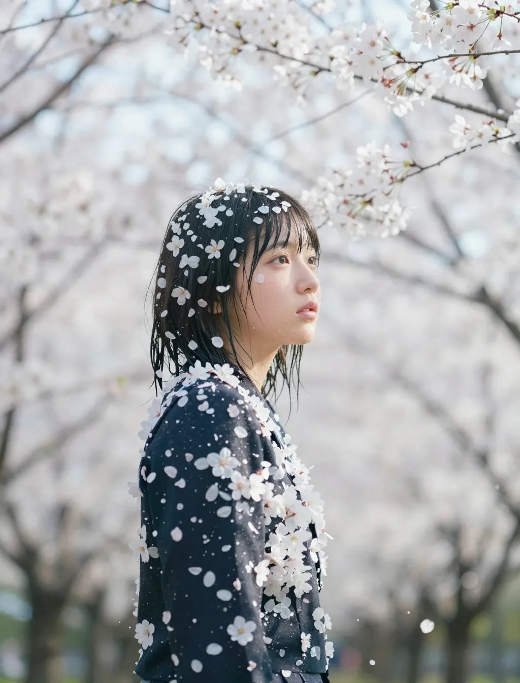 季節外れの桜まみれ