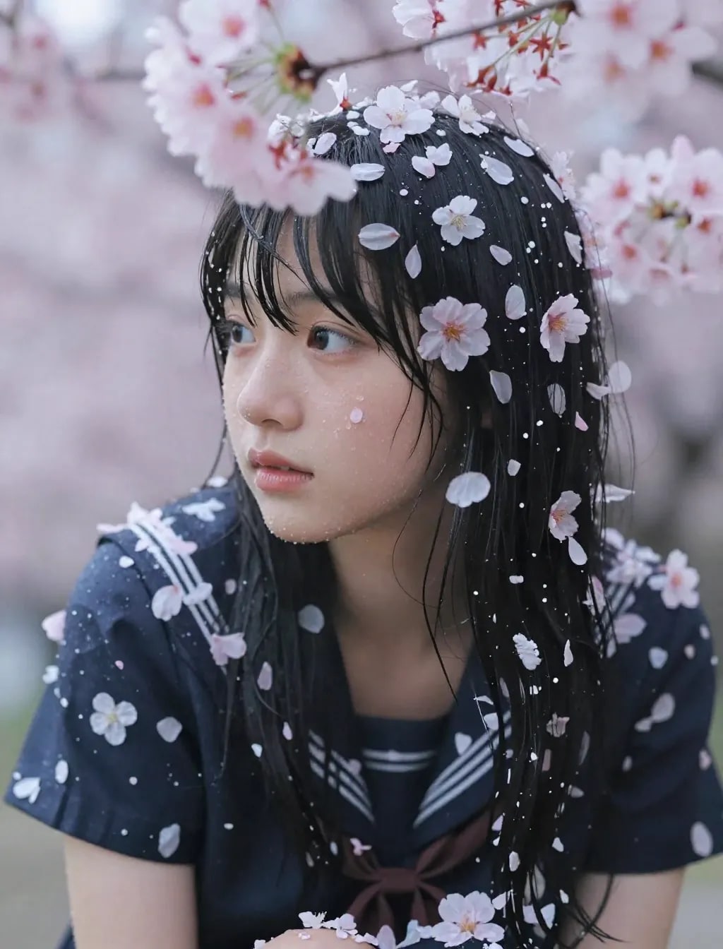 季節外れの桜まみれ