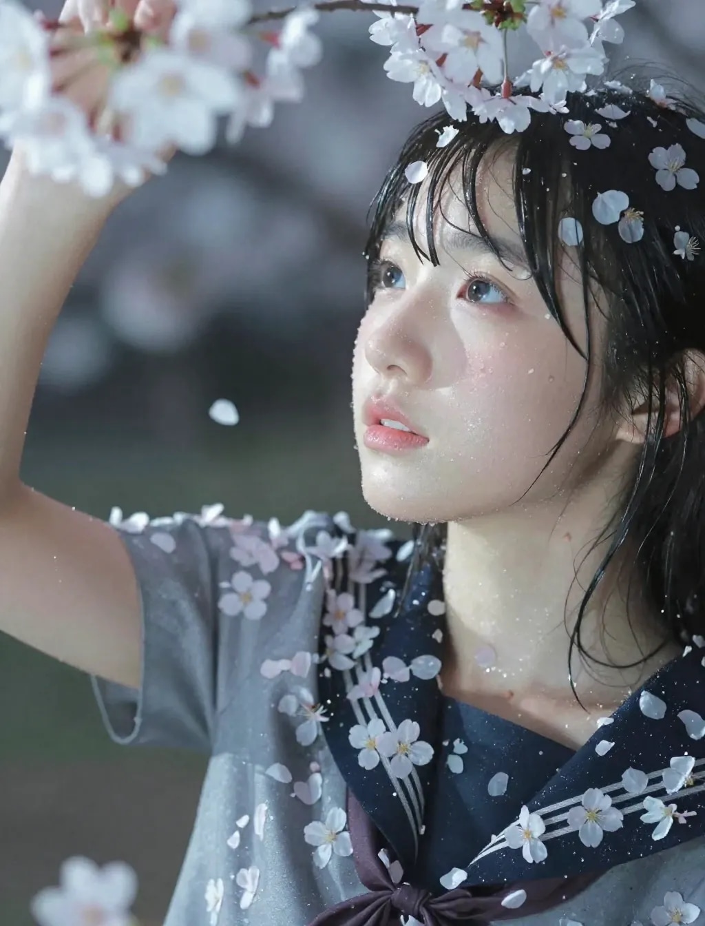 季節外れの桜まみれ