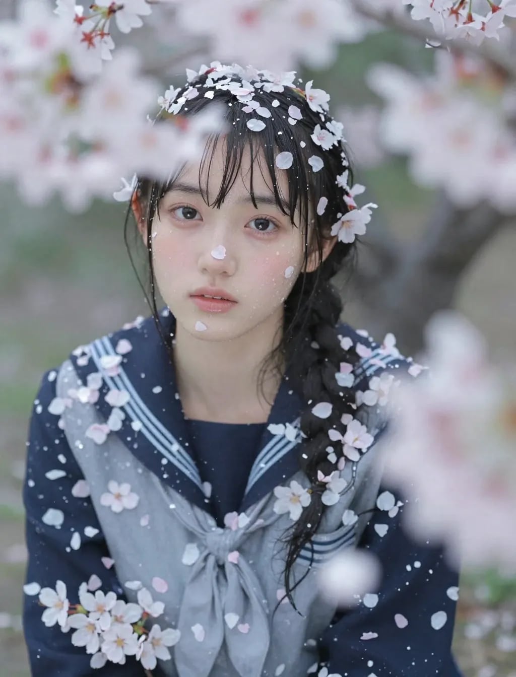 季節外れの桜まみれ