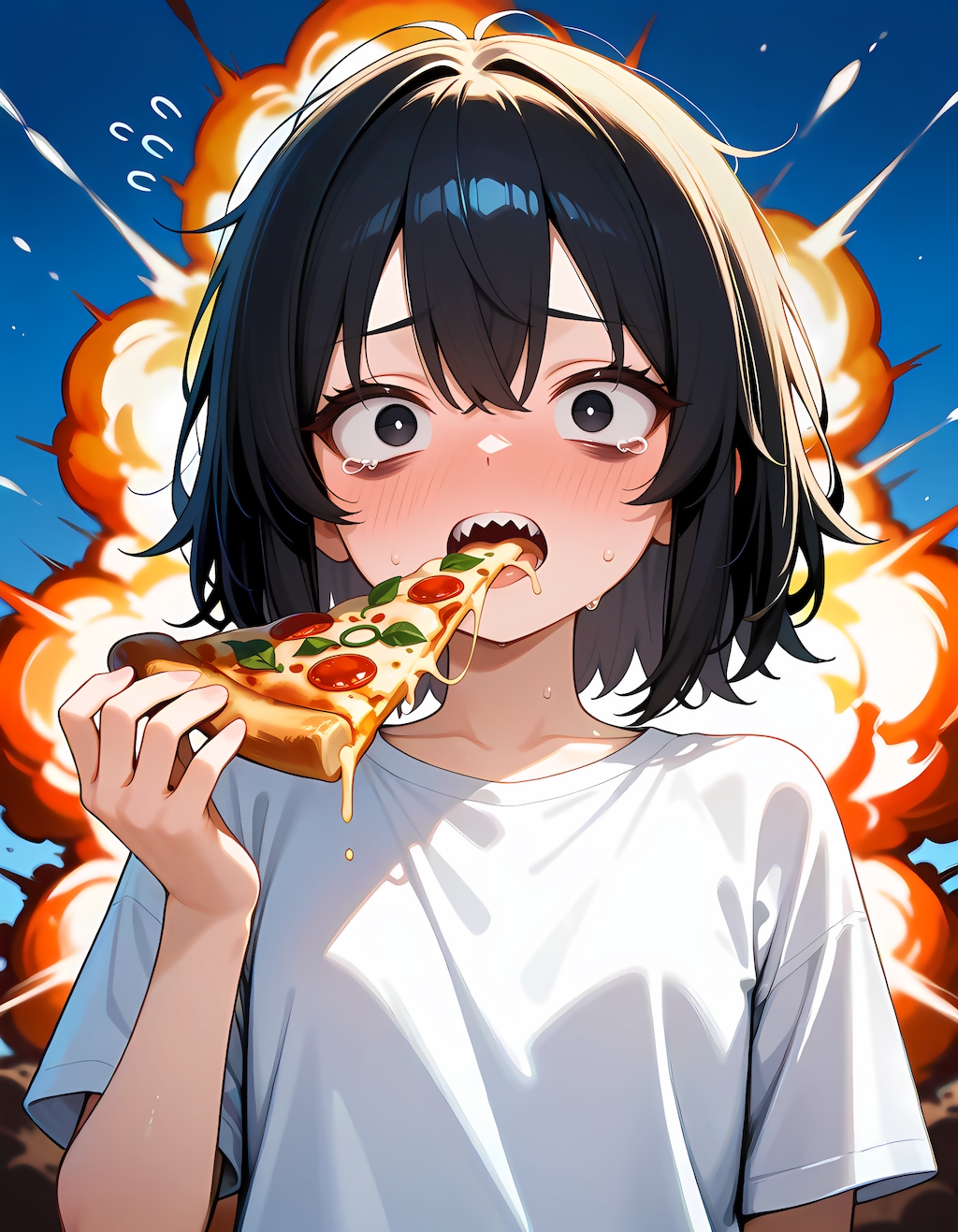 兄ちゃん・・この界隈でおピッツァは危険だよぅ・・・