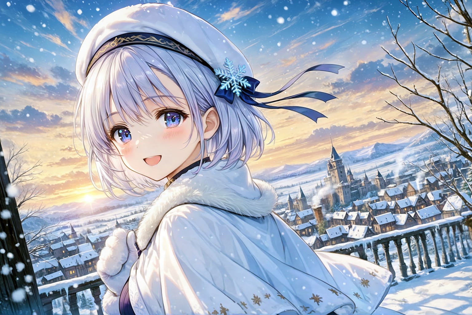 白銀の朝