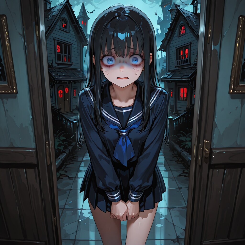 お化け屋敷 | の人気AIイラスト・グラビア