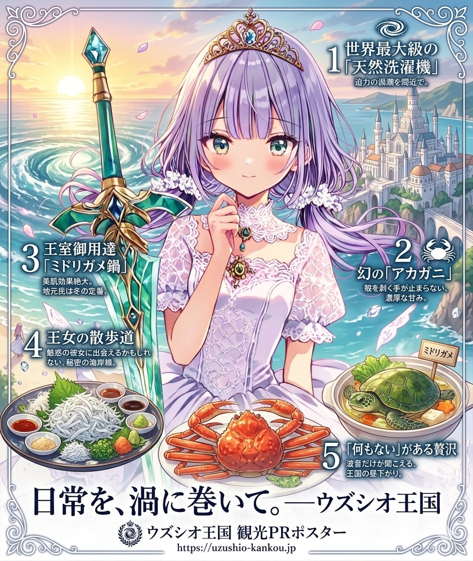 日常を、渦に巻いて。――ウズシオ王国 | の人気AIイラスト・グラビア