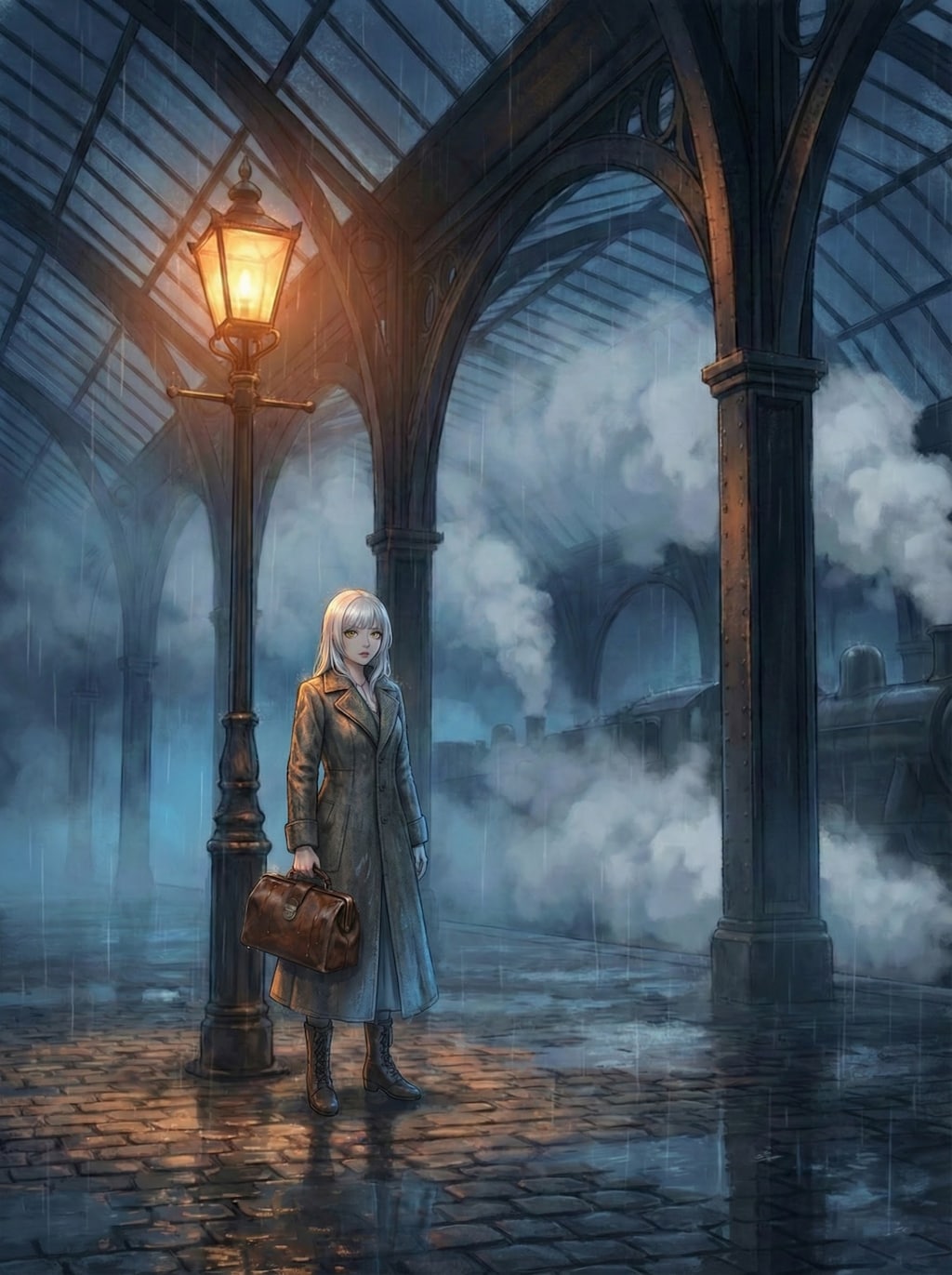 『 終着駅のガス灯 』 - Gaslight at the Terminus