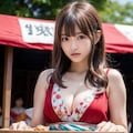 屋台の看板娘 11枚目