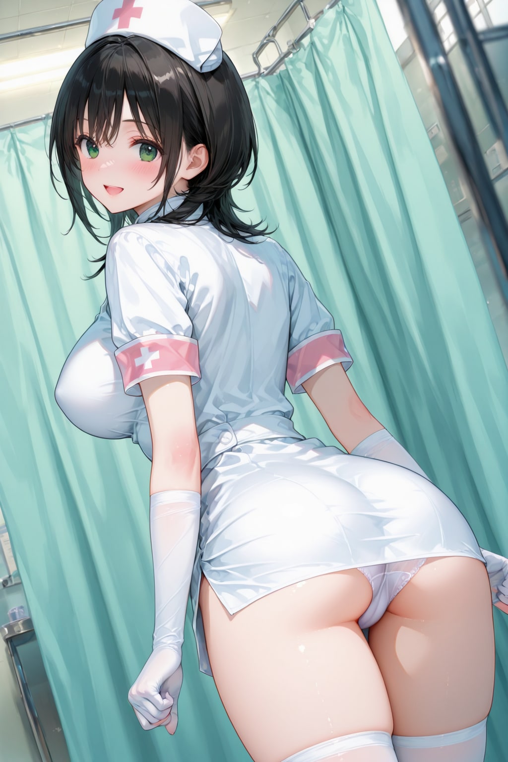 あざとくパンチラする病院イチ可愛いナースちゃん