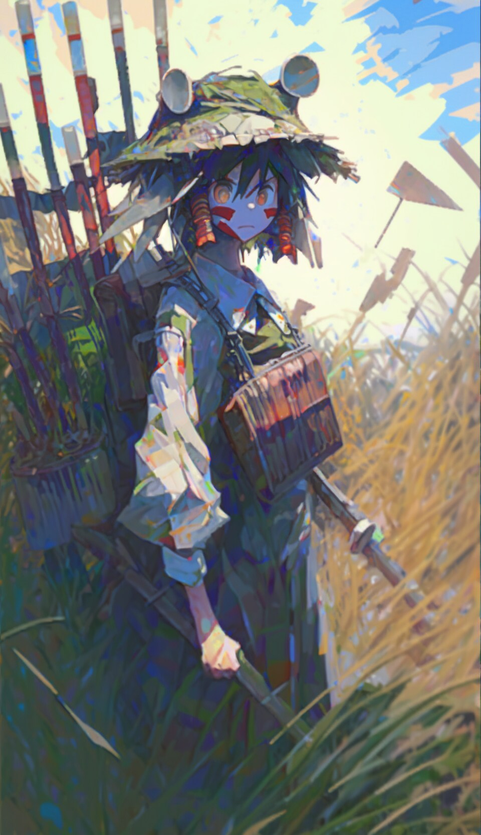 レスランドを歩く⑦　民兵の少女
