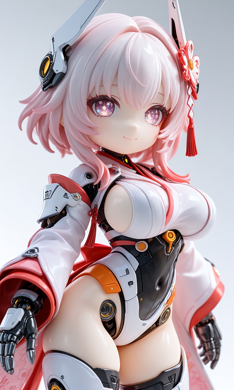 異世界制服少女達　メカ娘　姫巫女　アクリルドールフィギュア | の人気AIイラスト・グラビア