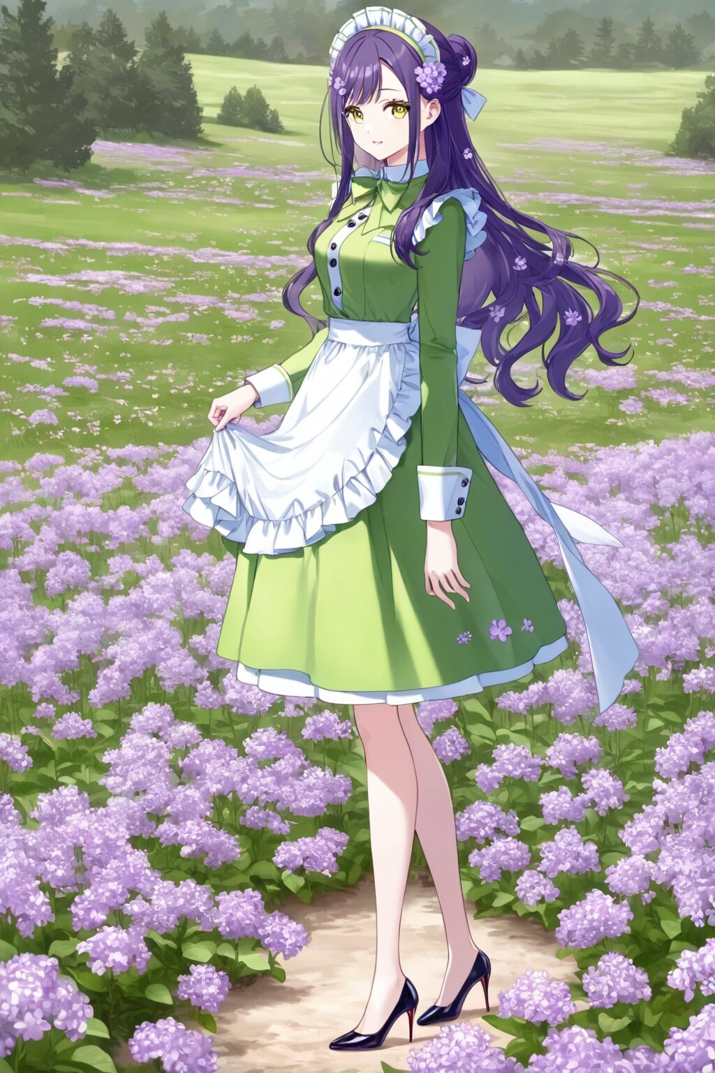 メイドLILACちゃん | の人気AIイラスト・グラビア