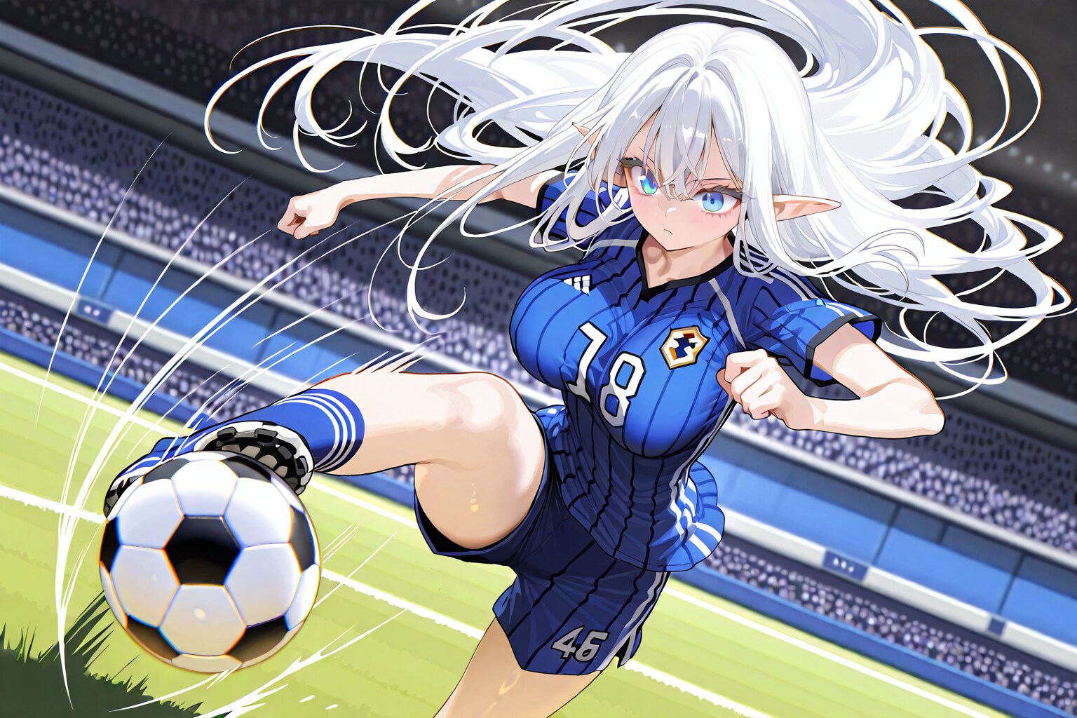 エルフなLILYちゃん。※別衣装＋サッカーver