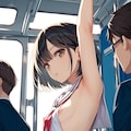 猛暑対応型セーラー服での通学風景（過度の露出による補導例） 3枚目