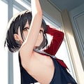 猛暑対応型セーラー服での通学風景（過度の露出による補導例） 6枚目