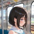 猛暑対応型セーラー服での通学風景（過度の露出による補導例） 5枚目