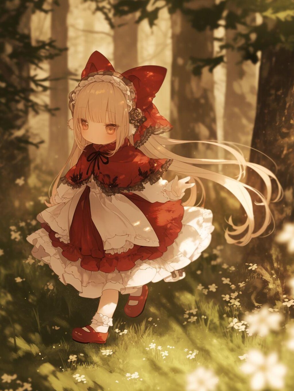 赤リボンちゃん