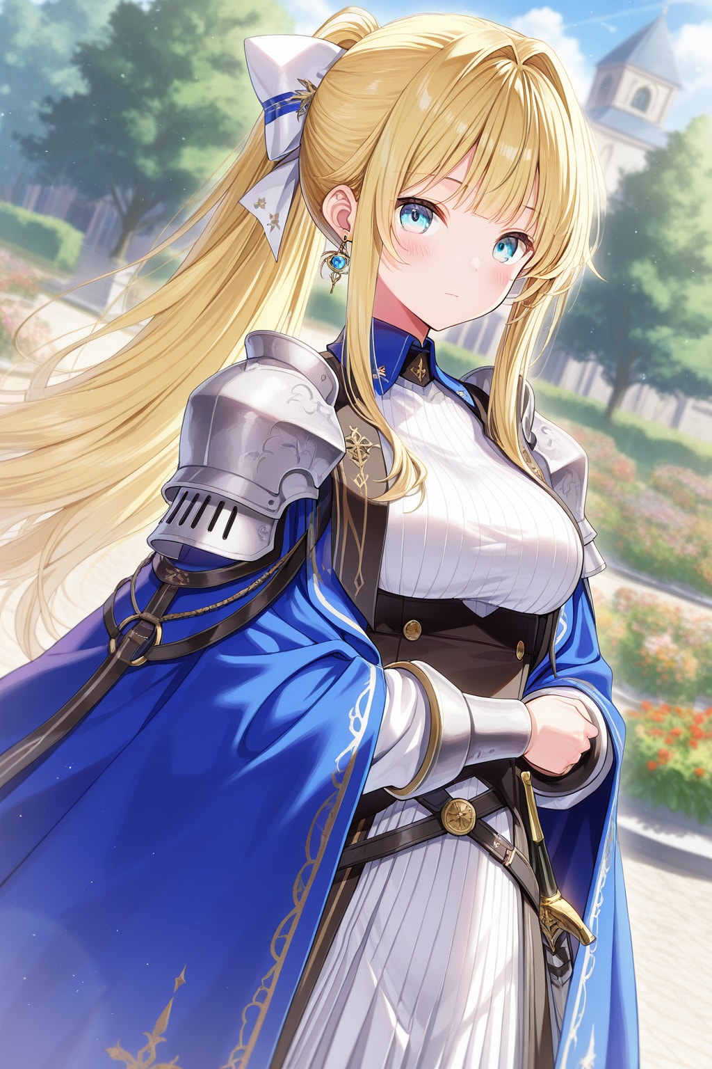 シャツ青の騎士 | の人気AIイラスト・グラビア