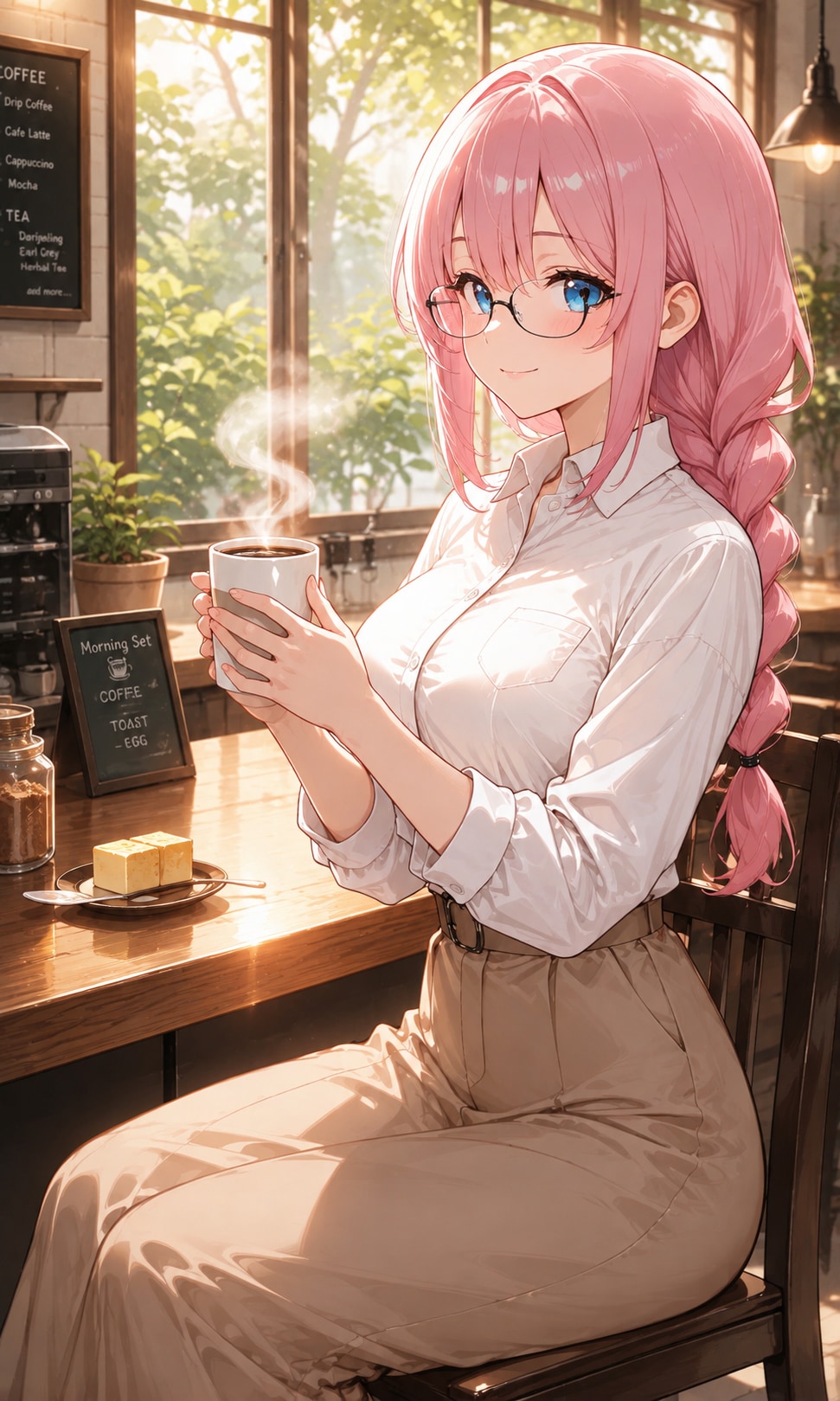Morning Coffee☕️ | の人気AIイラスト・グラビア