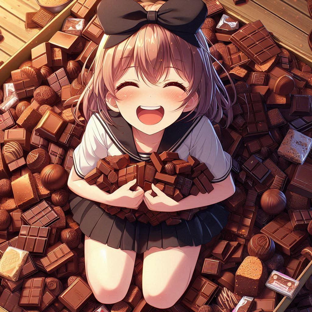 チョコ掴み放題