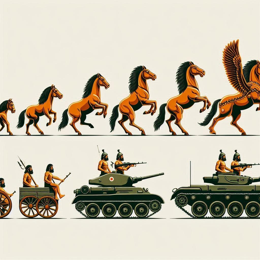 チャリオットから戦車への進化の過程(今日は謎な物を作りたい気分らしい2)