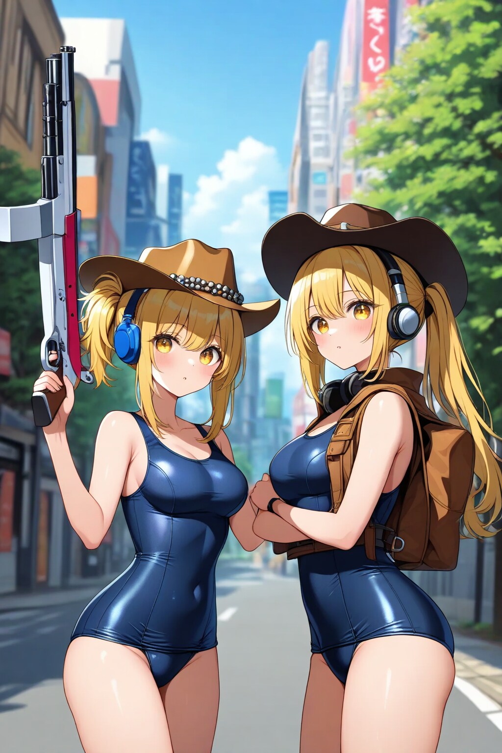 頼れるアイボとドデカ銃