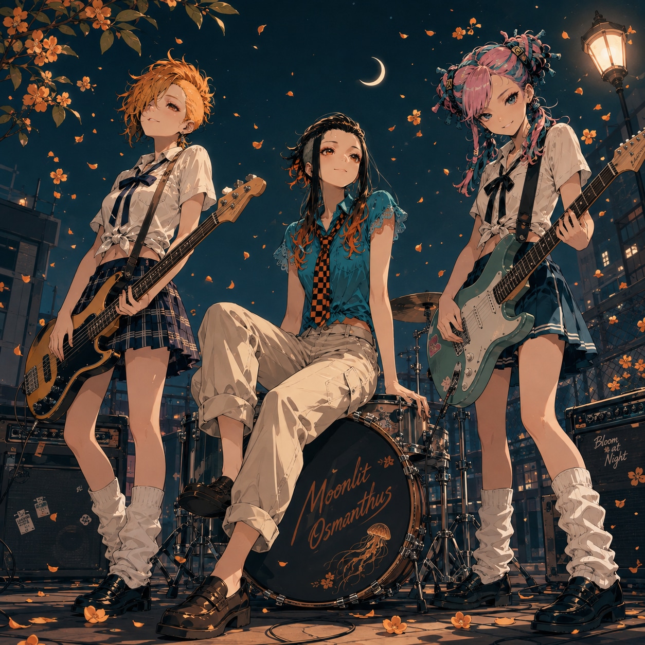 公園でライブ | の人気AIイラスト・グラビア