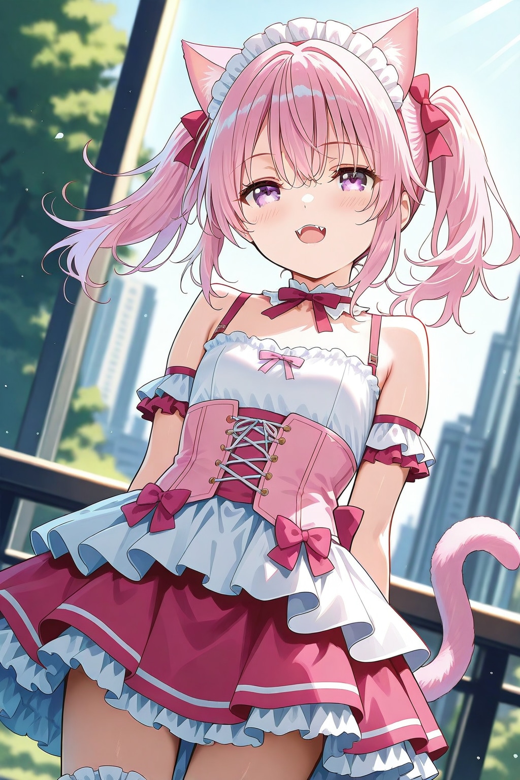UNICORNで猫耳ピンクちゃん