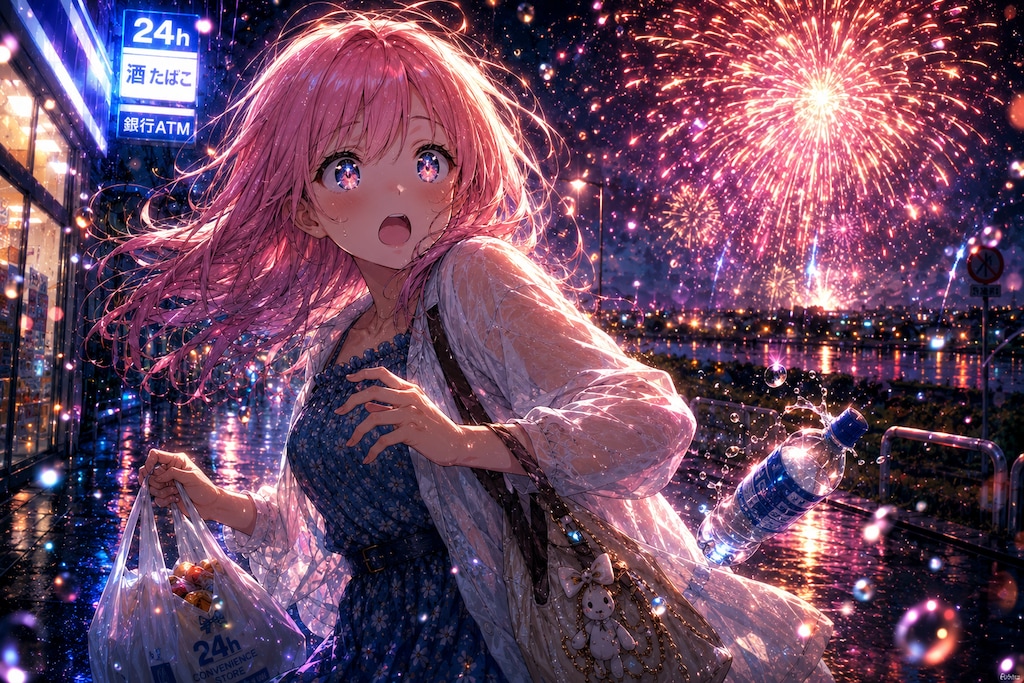 突然の大輪