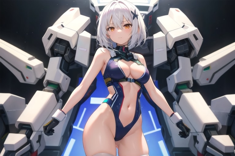 白銀の美少女誕生