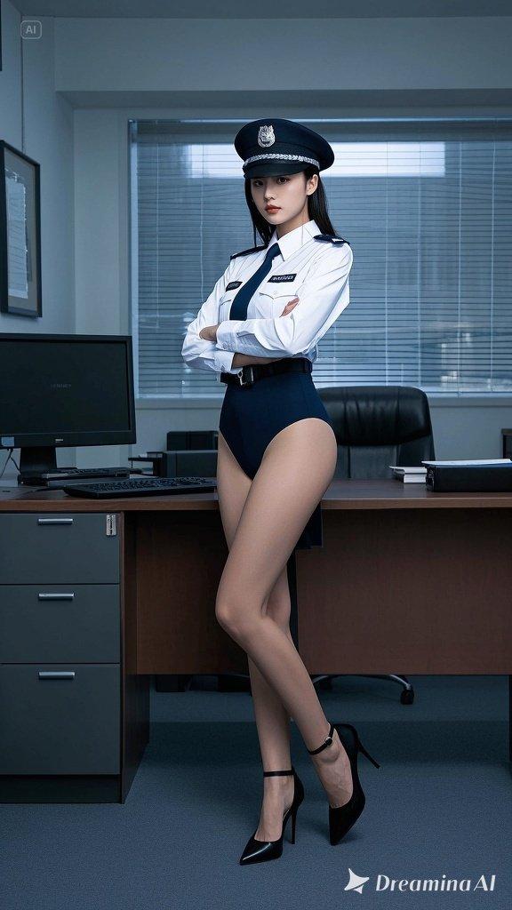 セクシーハイレグ婦警