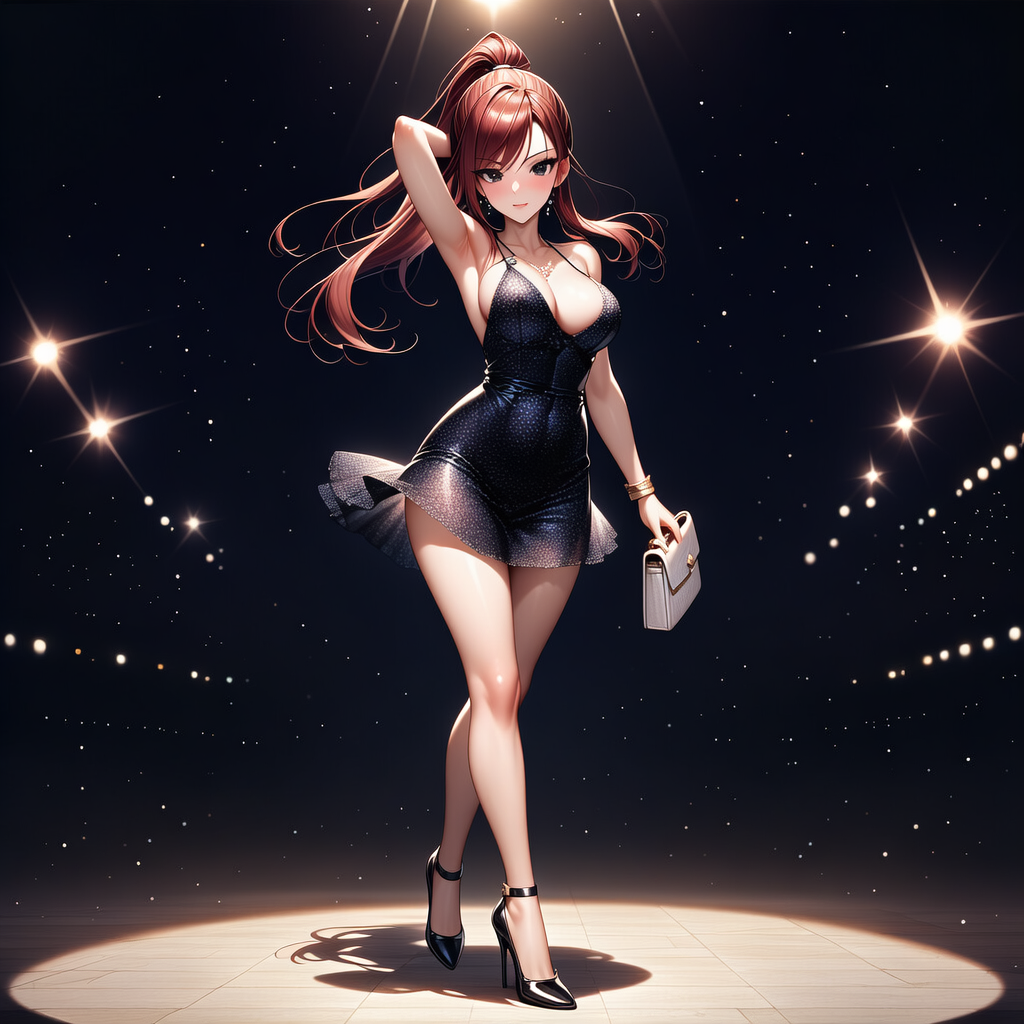 世界的モデルのポニテちゃん